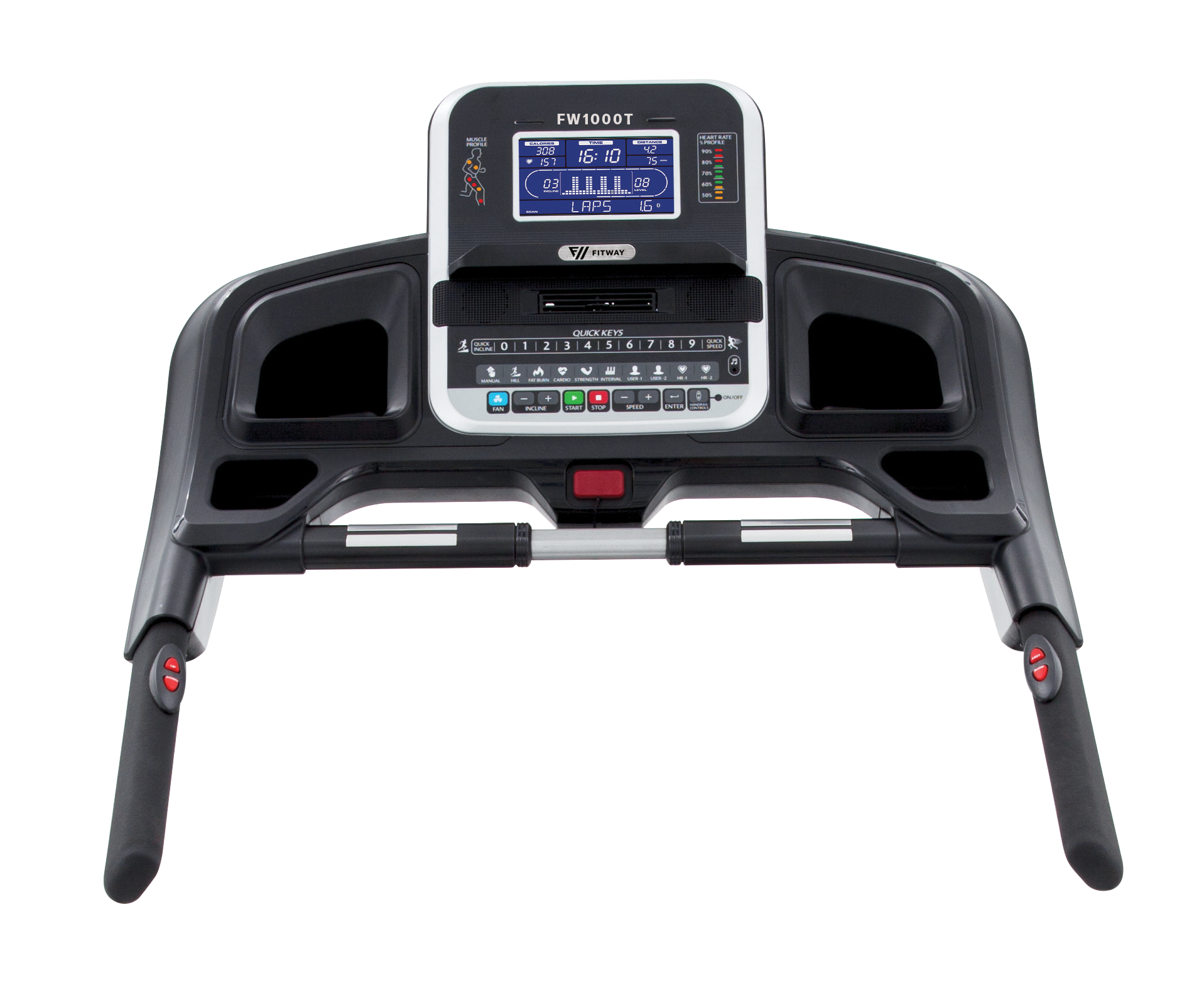 Fitway 1000T Folding Treadmill